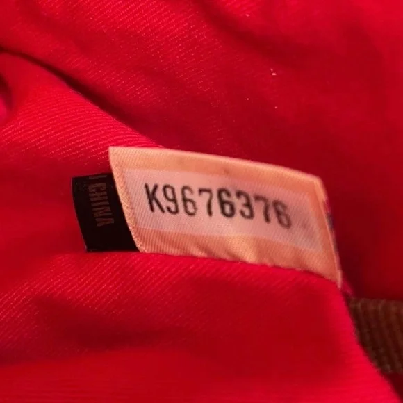 Dooney & Bourke Gretta Satchel Red Monogram Handbag - Picture 7 of 9